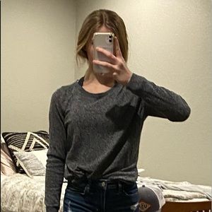gray sweater